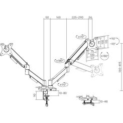 Кронштейн OfficePro MA512B Фото 3
