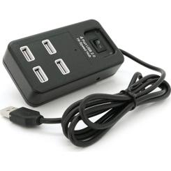 Концентратор Voltronic USB 2.0 to 4xUSB black Фото