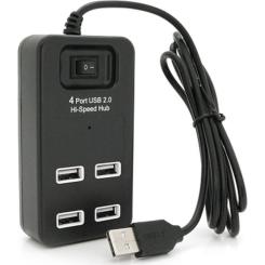 Концентратор Voltronic USB 2.0 to 4xUSB black Фото 1