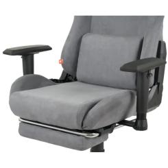 Кресло игровое Аклас Герц RL Серый (Серый бархат) Фото 9