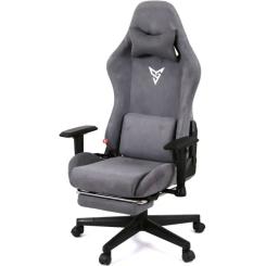 Кресло игровое Аклас Герц RL Серый (Серый бархат) Фото