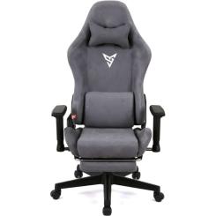 Кресло игровое Аклас Герц RL Серый (Серый бархат) Фото 1