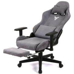 Кресло игровое Аклас Герц RL Серый (Серый бархат) Фото 4