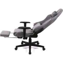 Кресло игровое Аклас Герц RL Серый (Серый бархат) Фото 5