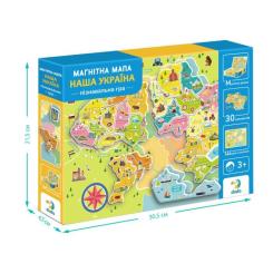 Обучающий набор DoDo Магнітна мапа України Фото 4