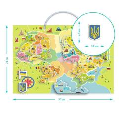 Обучающий набор DoDo Магнітна мапа України Фото 5