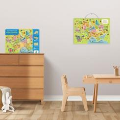 Обучающий набор DoDo Магнітна мапа України Фото 6