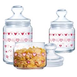 Банка Luminarc Club Love Basket Набір 3 шт Фото
