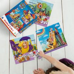 Пазл DoDo 3 в 1 Paw Patrol. Игровая площадка Фото 7