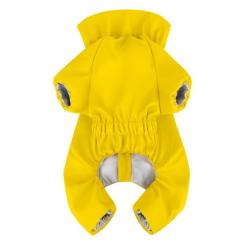 Дождевик для животных WAUDOG Clothes водонепроницаемый XS25 желтый Фото 1
