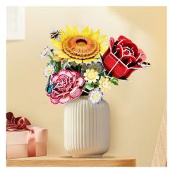 Пазл Cubic Fun трехмерный Букет цветов Подсолнух Фото 3