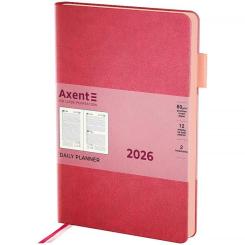 Еженедельник Axent датований 2026 Partner Soft Muse, 145х210, рожевий Фото