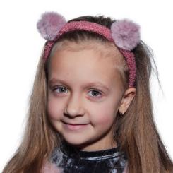 Детский обруч для волос YES! Fun пухнастик Фото 1