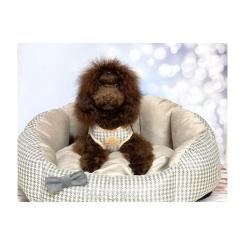 Шлей для собак Chloe's Home Berlin экрю М Фото 2