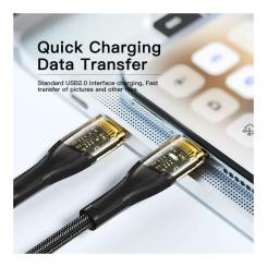 Дата кабель Essager USB-C to USB-C 1.0m 100W blue Фото 5