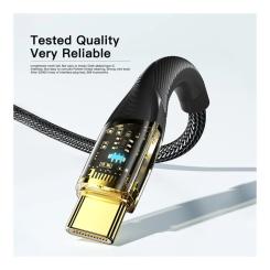 Дата кабель Essager USB-C to USB-C 1.0m 100W blue Фото 6