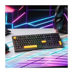 Клавиатура Xtrike ME ME KB-512 LED USB UA Black Фото 1