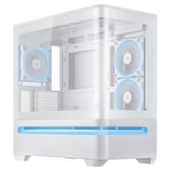 Корпус для ПК ASUS Prime AP202 ARGB Tempered Glass White Фото 1