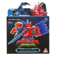 Конструктор Dinoster Робот - Раптор Болт Винг Фото 5