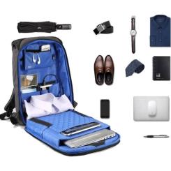 Рюкзак для ноутбука Kingsons 17" laptop backpack Light Grey Фото 4