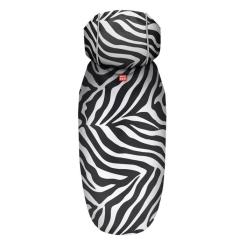 Дождевик для животных WAUDOG Clothes з капюшоном "Зебра" L Фото