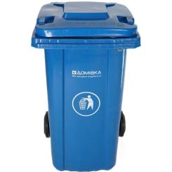 Контейнер для мусора Домівка 120L-B Синій 120 л Фото