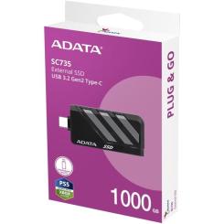Накопитель SSD ADATA USB 3.2 1TB SC735 Фото 5