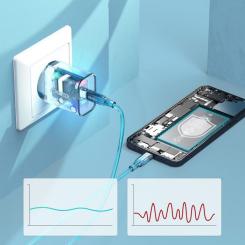 Зарядное устройство Choetech USB-C PD20W white Фото 10