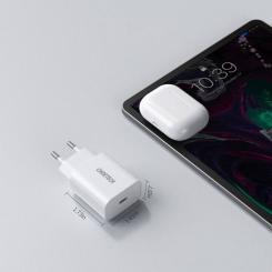 Зарядное устройство Choetech USB-C PD20W white Фото 4