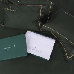 Постельное белье MirSon Сатин Imperial Satin Emerald 200х220 Евро Фото 8