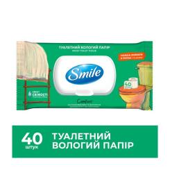 Туалетная бумага Smile Comfort Влажная 40 листов Фото 1