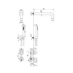 Душевой гарнитур Deante Silia Фото 1