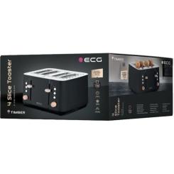 Тостер ECG ST 4768 Timber Black Фото 10