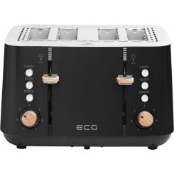 Тостер ECG ST 4768 Timber Black Фото 1