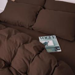 Постельное белье MirSon 003 Brown Фланель 2x143x210 Сімейний Фото 10