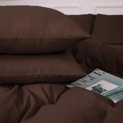 Постельное белье MirSon 003 Brown Фланель 2x143x210 Сімейний Фото 3