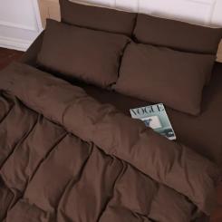 Постельное белье MirSon 003 Brown Фланель 2x143x210 Сімейний Фото 4