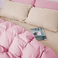 Постельное белье MirSon 007-008 Milk/Pink Фланель 2x143x210 Семейный Фото 3