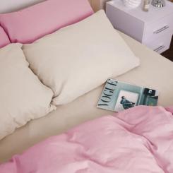 Постельное белье MirSon 007-008 Milk/Pink Фланель 2x143x210 Семейный Фото 5