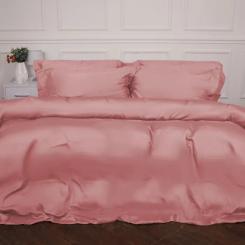 Постельное белье MirSon Tencel №02 Pink 143х210 полуторный Фото