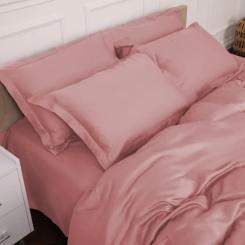Постельное белье MirSon Tencel №02 Pink 143х210 полуторный Фото 5