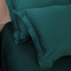 Постельное белье MirSon Tencel №07 Emerald 200x220 Евро Фото 9