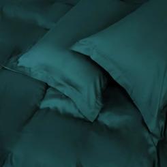 Постельное белье MirSon Tencel №07 Emerald 200x220 Евро Фото 3