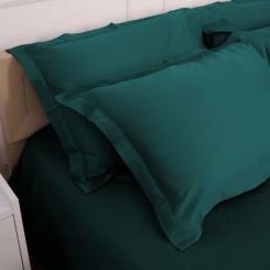 Постельное белье MirSon Tencel №07 Emerald 200x220 Евро Фото 8
