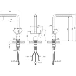 Смеситель Kroner Klassisch-ESG03811 Фото 8