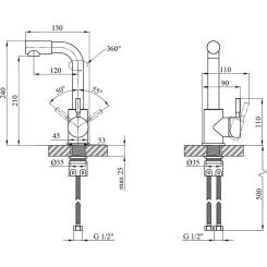 Смеситель Kroner Klassisch-ESG012 Фото 8