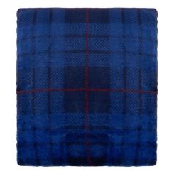Плед Ardesto Flannel 160х200см, 100% поліестер, клітинка, синій Фото 1