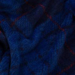 Плед Ardesto Flannel 160х200см, 100% поліестер, клітинка, синій Фото 4