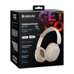 Наушники Defender FreeMotion B640 Bluetooth Beige Фото 5