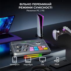 Микшерный пульт Fifine SC8 Black Фото 11